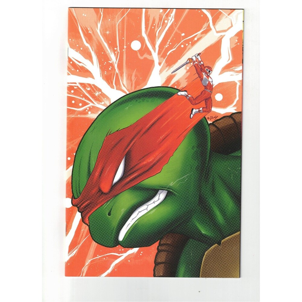 Mighty Morphin Power Rangers TMNT 2 #1 Whatnot Exclusive Virgin Variant NM+ Comi